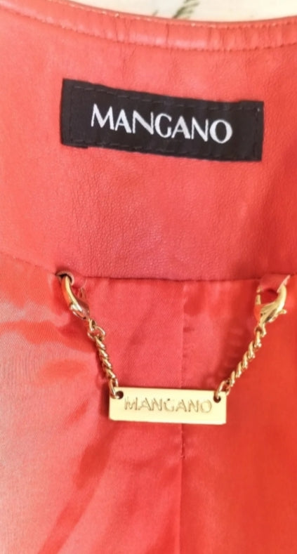 Chaqueta vintage cuero  Mangano • Talla S