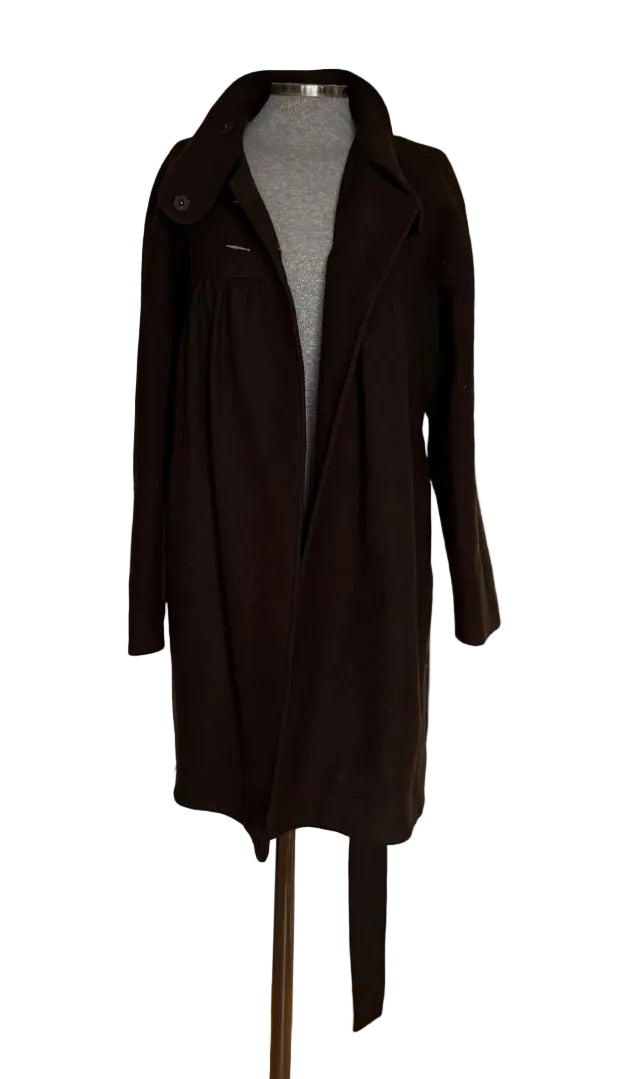 Abrigo lana con cinturón Hoss Intropia • Talla XL/XXL