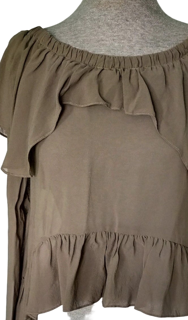 Blusa volantes Intropia • Talla M