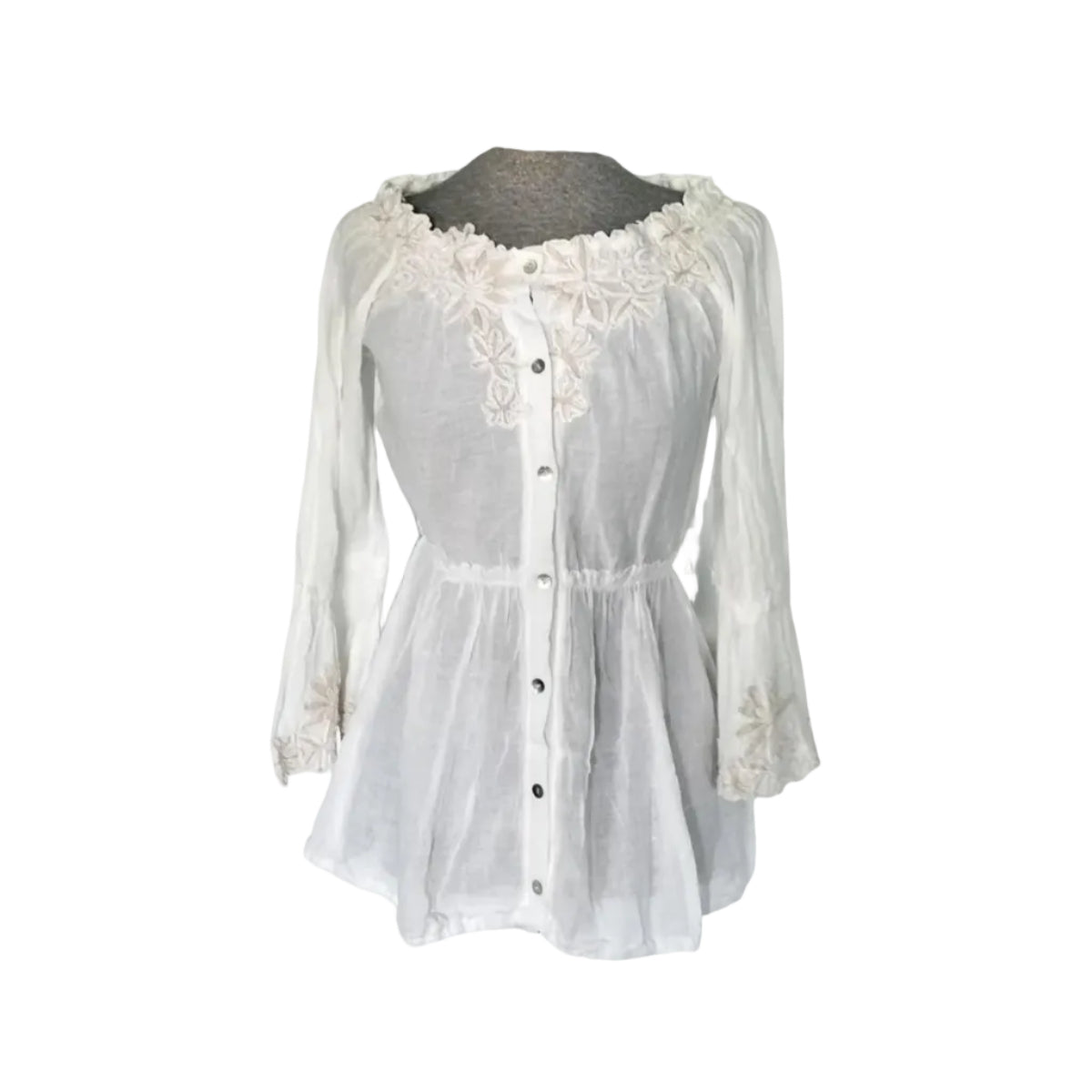 Blusa bordada Raffaela D’Angelo • Talla M