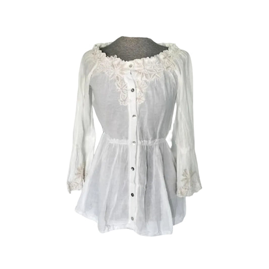 Blusa bordada Raffaela D’Angelo • Talla M