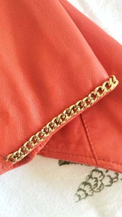 Chaqueta vintage cuero  Mangano • Talla S