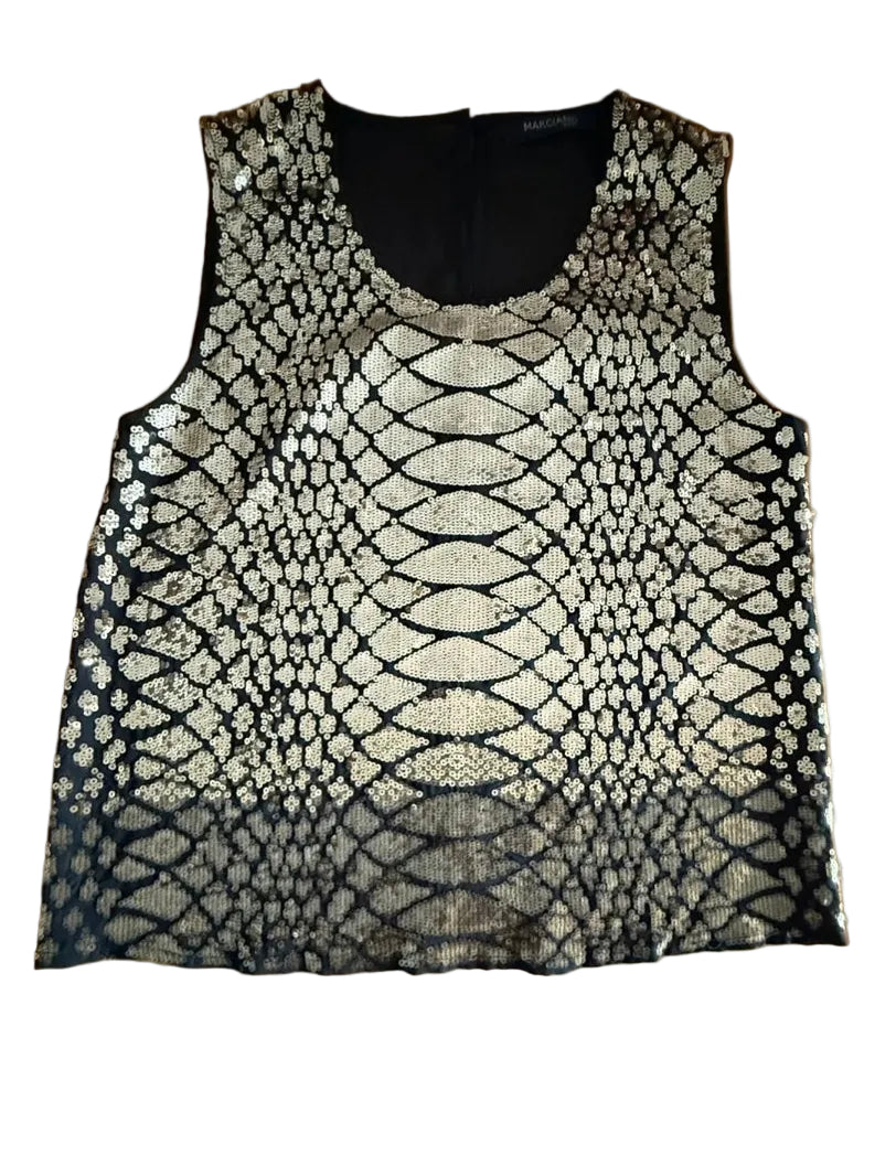 Top lentejuelas Marciano by Guess • Talla M