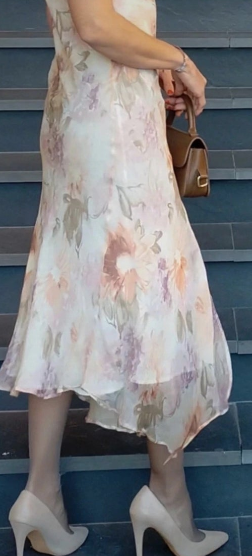Vestido seda Roberto Verino • Talla S