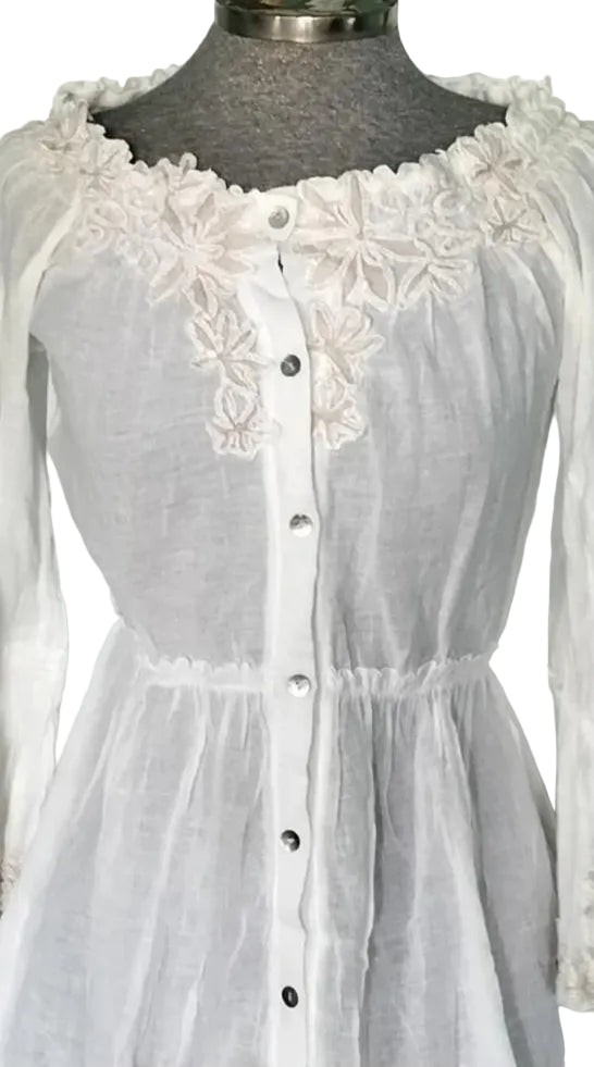 Blusa bordada Raffaela D’Angelo • Talla M