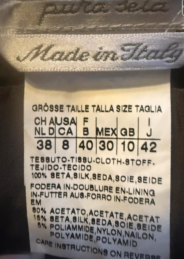 Falda vintage seda Max Mara Group • Talla M