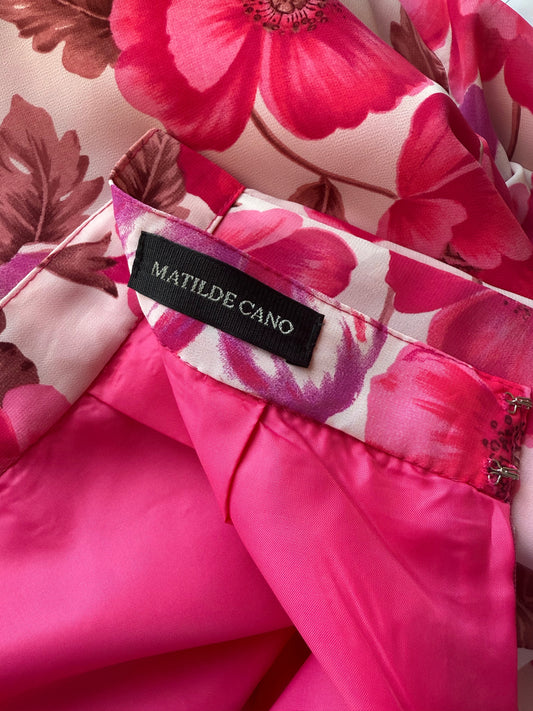 Falda vintage estampada Matilde Cano • Talla M