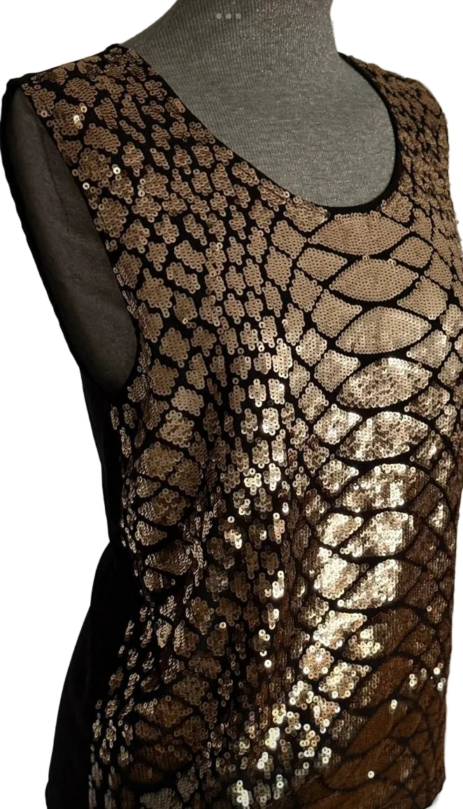 Top lentejuelas Marciano by Guess • Talla M
