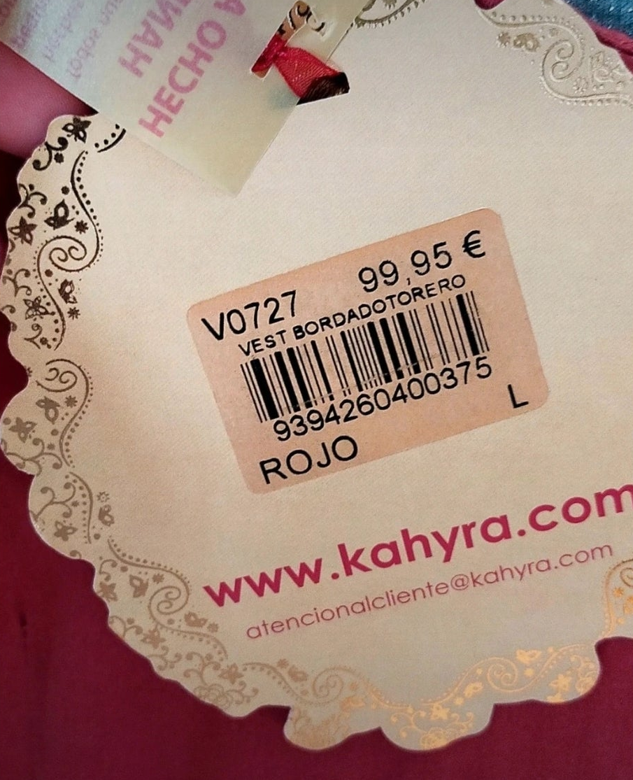 Vestido bordado Kahyra • Talla L