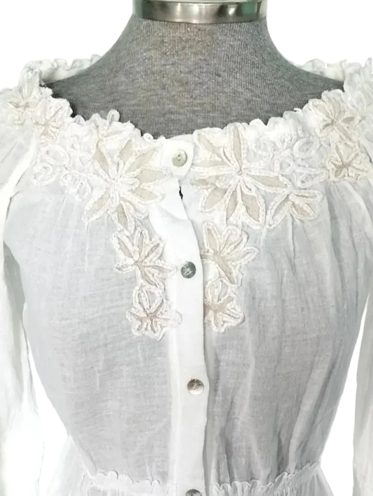 Blusa bordada Raffaela D’Angelo • Talla M
