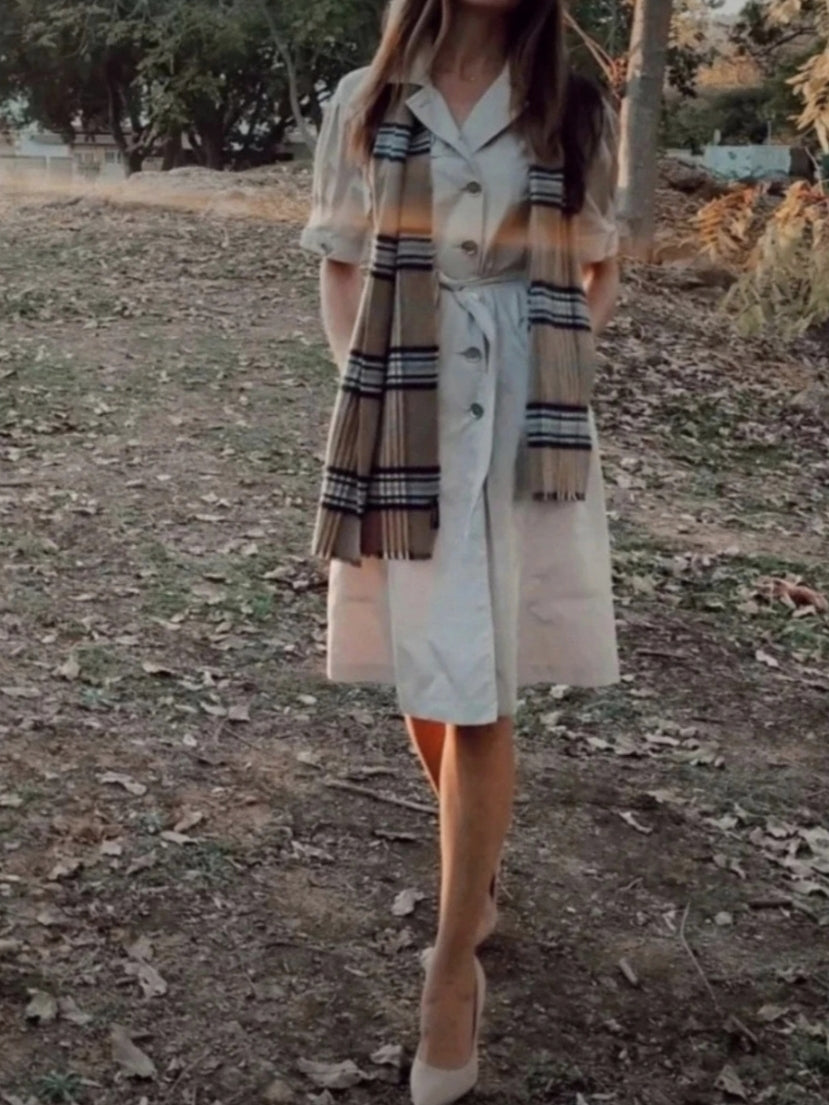 Vestido trench Mariella Rosati • Talla XL
